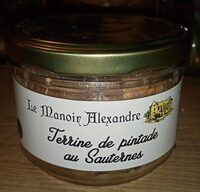 Terrine de pintade au Sauternes