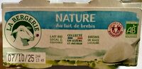 Nature au lait de Brebis