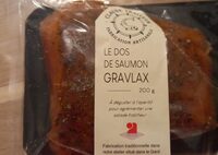 Le dos de saumon gravlax