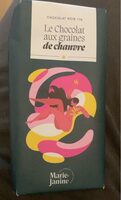 Chocolat aux graines de chanvres