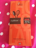 Chocolat noir à pâtisser 70%