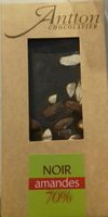 Chocolat noir amande 70%