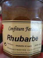 Confiture de rhubarbe artisanale NORMANDIE GOURMANDE