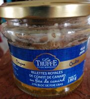 Rillettes royales de confit de canard au foie de canard
