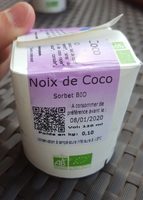 Sorbet noix de coco