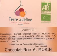 Sorbet Au Chocolat Noir