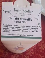 Sorbet tomate et basilic bio