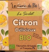 Le sorbet citron delicieux bio