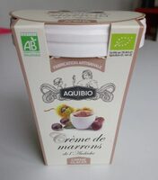 Crème glacée de marrons de l'Ardèche