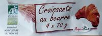 Croissants au beurre (4 x 70 g)