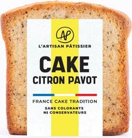 Tranche de Cake Citron Pavot