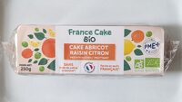 Cake BIO Abricot, Raisin et Citron