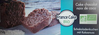 Cake chocolat noix de coco