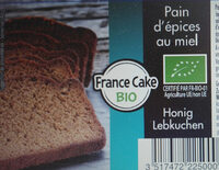 Pain d'épices bio au miel tranché