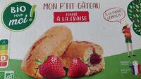 Mon p'tit gâteau fourré à la fraise - Bio pour moi