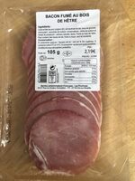 Bacon fumé au bois de hêtre