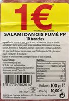 Salami danois fumé PP