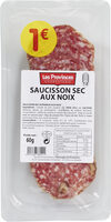 Saucisson sec aux noix