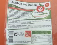 Jambon sec italien