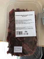 Effeuillades de viande sechee de boeuf
