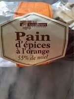 Apiculteurs Associes Pain Epices Orange 330G