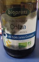 Huile biologique Colza desodorisée