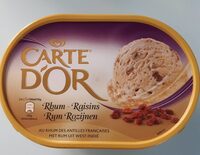 Glace rhum raisins