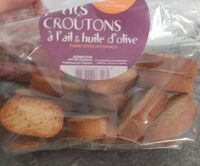 Petit croutons à l'ail et huile d'olive