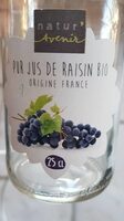 Pur jus de raisin rouge bio