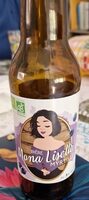 Bière blanche aromatisée à la myrtille