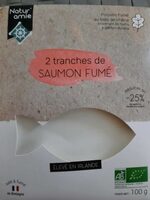 Saumon fumé bio (2 tranches)
