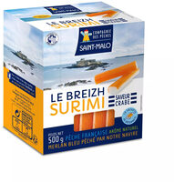 Breizh Surimi saveur crabe x 10 sachets soit 30 bâtonnets
