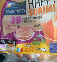Mini bâtonnets de surimi