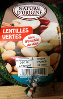 Lentilles vertes