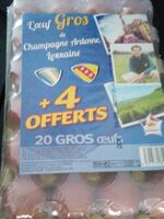 L'œuf gros de champagne Ardennes Lorraine