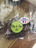 Mini saucisson sec aux olives de Nyons