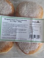 Beignet sucré fourré pomme
