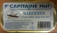 Sardines à l'huile d'olive vierge extra bio