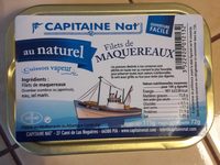 Filets de maquereaux au naturel