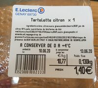 Tartelette citron