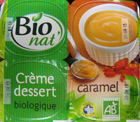 Crème dessert caramel Bio