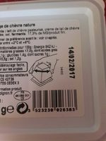 Fromage de chèvre nature