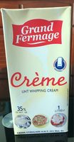 Crème UHT Whipping Cream