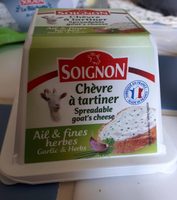 Chèvres à tartiner ail et fines herbes