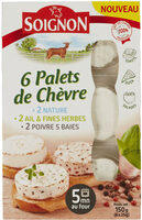 Les palets de chèvre aromatisés