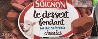 Dessert fondant au lait de brebis chocolat