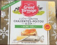 Mini-beurres Charentes-Poitou AOP demi-sel, édition festive