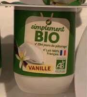 Yaourt vanille bio