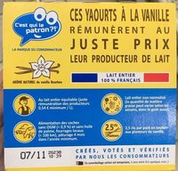Yaourt vanille