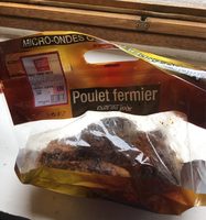 Poulet fermier cuit du jour